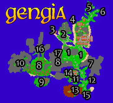 Mapa de Gengia City